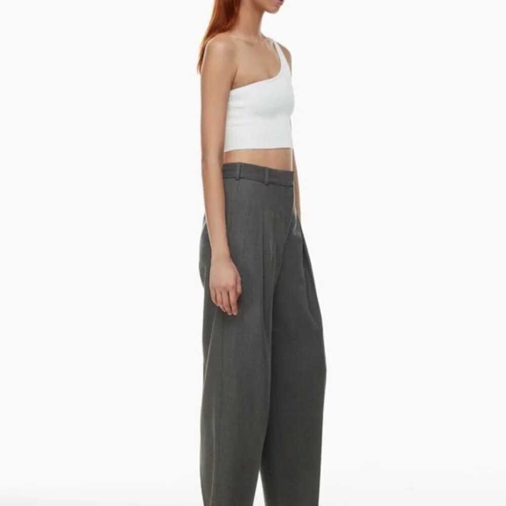 Babaton Sculpt Knit One Shoulder Tank Top NWT - Picture 2 of 4